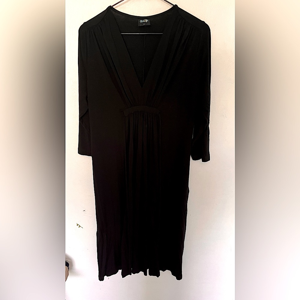 Black pregnancy dress